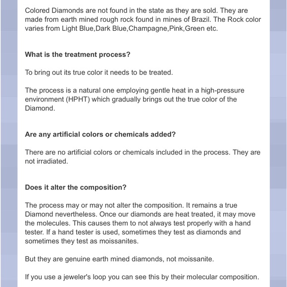 💥 Fabulous 14 CTs 💥 Bluish Diamond Solitaire  ring 💥 - Picture 14 of 16